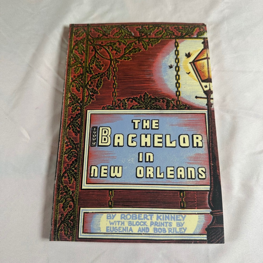 The Bachelor in New Orleans Robert Kinney Garrett County Press Block Prints